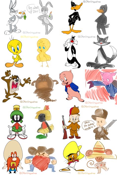 Drawing Looney Tunes charachters from Memory by ChloesImagination on ...