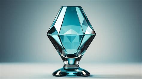 Premium Photo | Glass trophies Modern design crystal awards