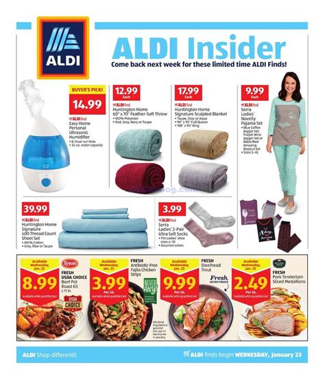 Aldi In Store Ad January 23 – 29, 2019. View the Latest ALDI Flyer and ...