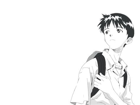 Shinji wallpaper by me : r/evangelion