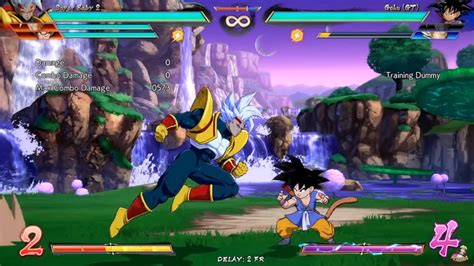 Dragon Ball FighterZ - Super Baby 2 Moveset, Combos, Training Mode Gameplay (DLC) - YouTube