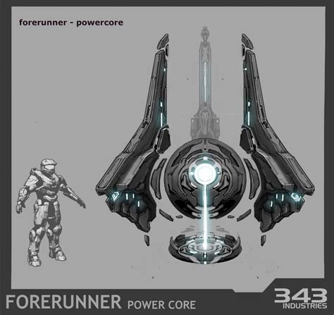 Halo 4- Forerunner Power Core by koryface | Concept art, Alien concept ...