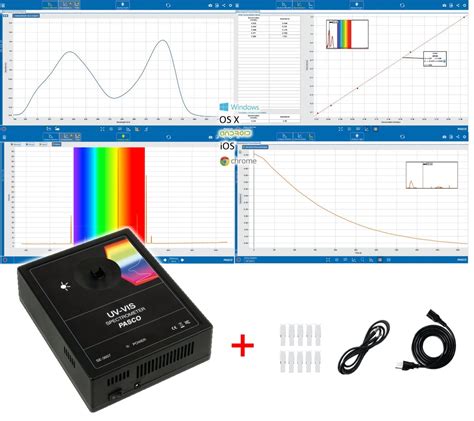 Espectrofotómetro UV-VIS para medir espectros de abosorción, emisión ...