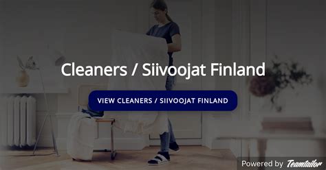 Cleaners / Siivoojat Finland - Freska