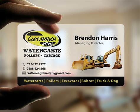 133 Masculine Bold Construction Business Card Designs for a ...