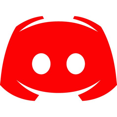 Red discord 2 icon - Free red site logo icons