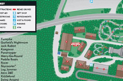 Florida Disneyland: Kennywood Park Map 2011 Guide Information