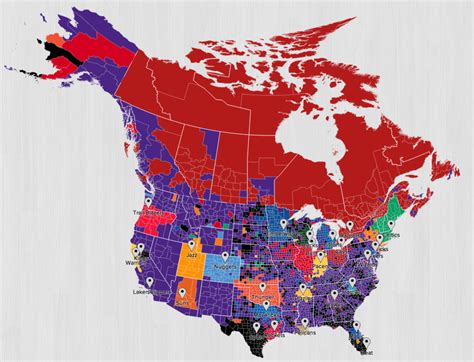 Twitter map shows Canada loves the NBA Toronto Raptors... except B.C ...