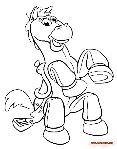 Toy Story Bullseye Coloring Pages