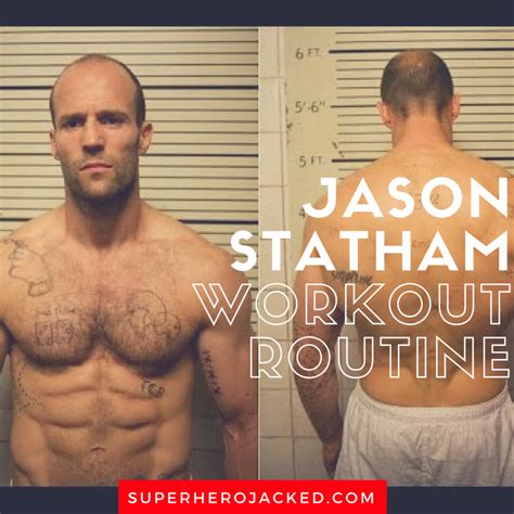 Jason Statham Workout Routine and Diet Plan | Workout routine, Workout, Celebrity workout