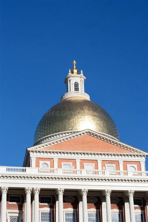 Massachusetts State House Boston Dome Editorial Image - Image of ...