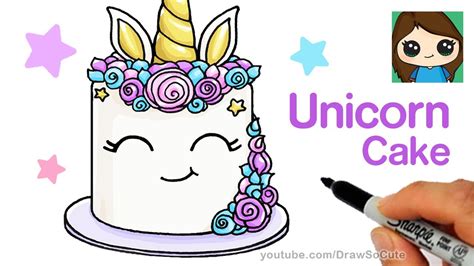 Unicorn cake so cute unicorn cake coloring pages ideas