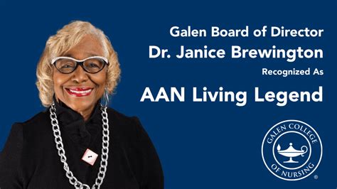 American Academy of Nursing Names Galen College of Nursing Board Member Dr. Janice Brewington a ...