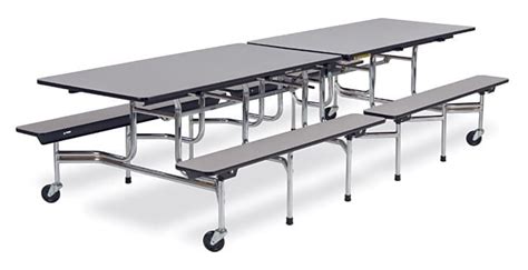 PARENT Virco MTB Series Mobile Folding Cafeteria Tables – School and ...