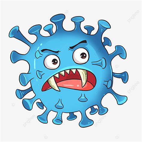 Virus De Dibujos Animados Virus Corona PNG ,dibujos Virus, Coronavirus ...