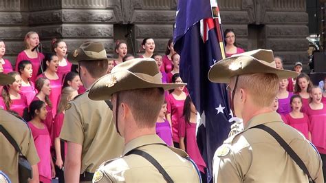 2014 Australia Day Flag Raising Ceremony - Melbourne City Town Hall - YouTube