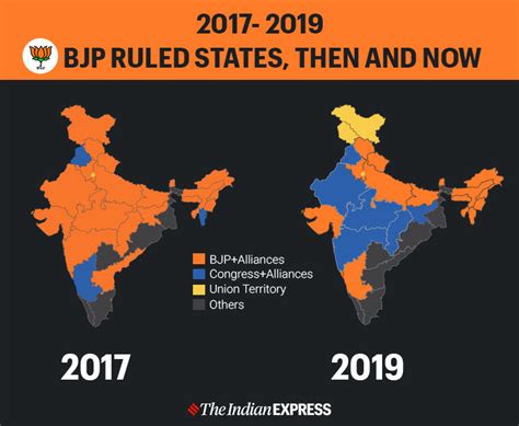 BJP Ruled States - 2017 and 2019 : r/IndiaSpeaks