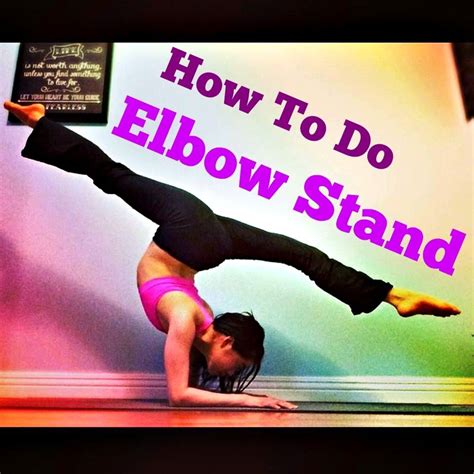 How to do an elbow stand- Acro/dance/gymnastics tutorial | Acro dance ...