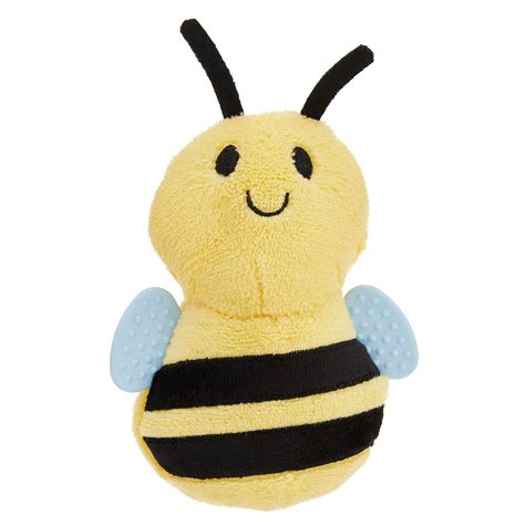 Top Paw® Bee Dog Toy - Plush, Squeaker in 2021 | Bee dog, Plush dog toys, Dog toys