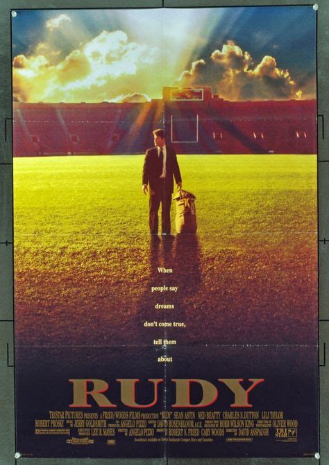 Rudy, 1994 Makes me cry every time | Football movies, Good movies to watch, See movie