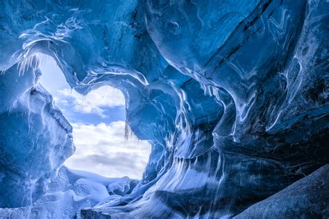 Download Cave Ice Iceland Nature Ice Cave 4k Ultra HD Wallpaper