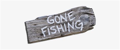 Gone Fishing Png - Vintage Gone Fishing Sign - 500x275 PNG Download - PNGkit