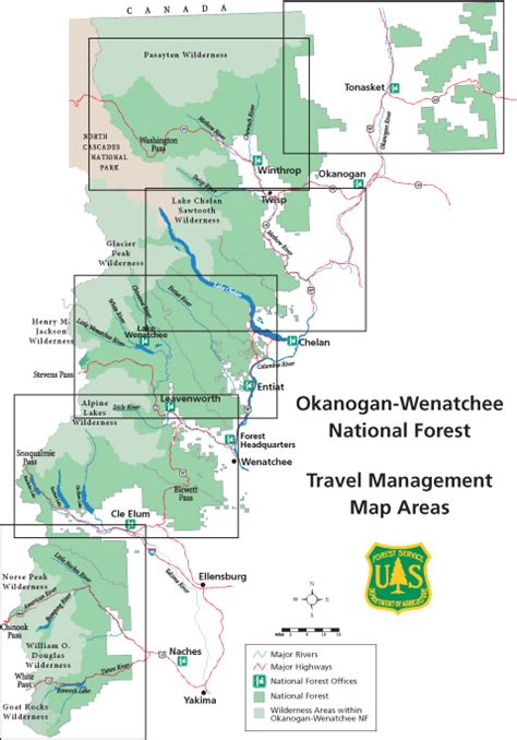 Okanogan National Forest Map