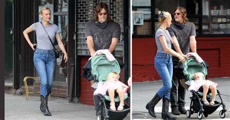 Norman Reedus And Diane Kruger Step Out In NYC With Their Daughter: Photos