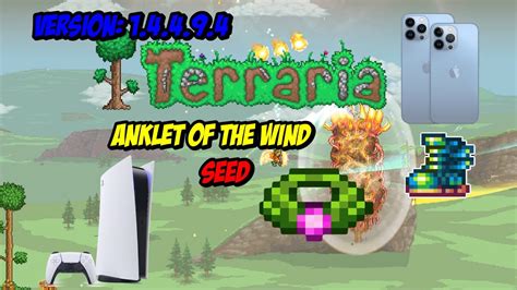 Terraria: Anklet Of The Wind Seed | Ps5 Mobile Xbox - YouTube