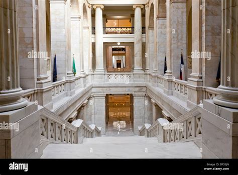 Interior Of The Arkansas State Capitol Building In Little Rock Stock ...