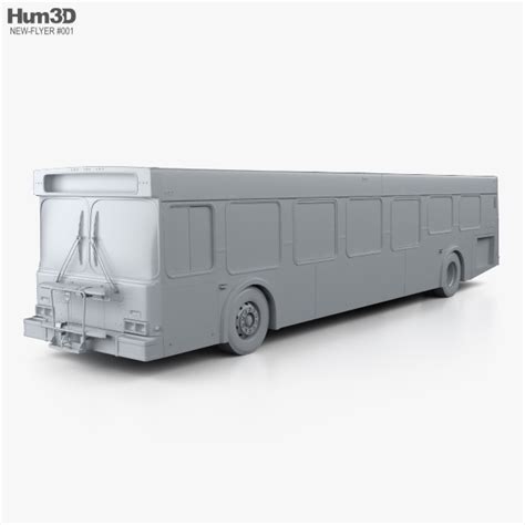 New Flyer D40LF Bus 2010 3D model - Vehicles on Hum3D