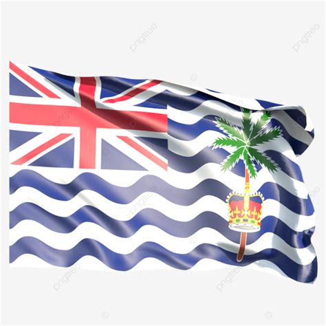 British Indian Ocean Territory Flag Waving, British Indian Ocean Territory Flag, British Indian ...