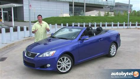 2012 Lexus IS 250 C Convertible Car Review - YouTube