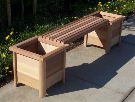 Planter Bench | Garden bench diy, Diy bench outdoor, Garden bench