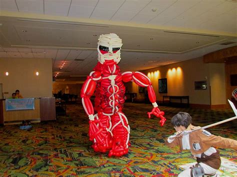 Colossal Titan Balloon Cosplay 2 by NoOrdinaryBalloonMan on DeviantArt