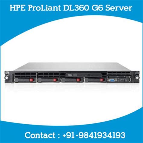 HPE ProLiant DL360 G6 Server Price List Chennai|Datasheet|Latest ...