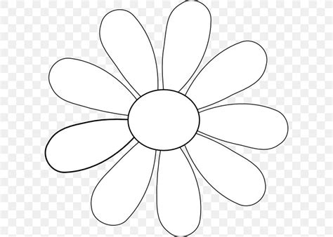 Petal Flower Template Clip Art, PNG, 600x586px, Petal, Area, Artwork, Black, Black And White ...