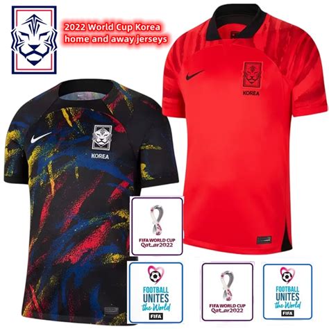 Korea Home Away Jersey 2022 World Cup Home, Football Men's | Shopee ...