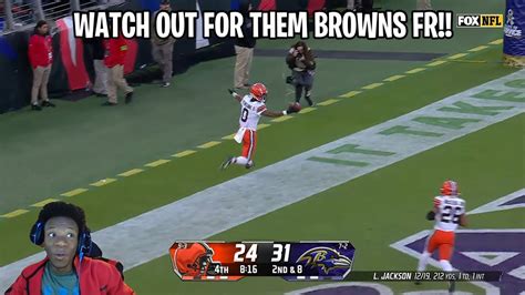 Reacting to Cleveland Browns vs. Baltimore Ravens Game Highlights | NFL ...