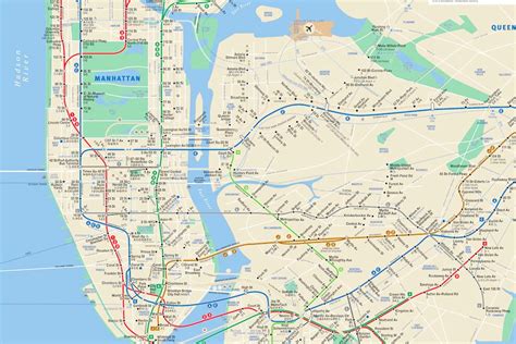 New Full New York Subway Map 2022