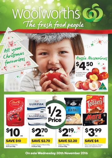 Woolworths Catalogue 30 Nov - 6 Dec 2016 Christmas - Catalogue AU