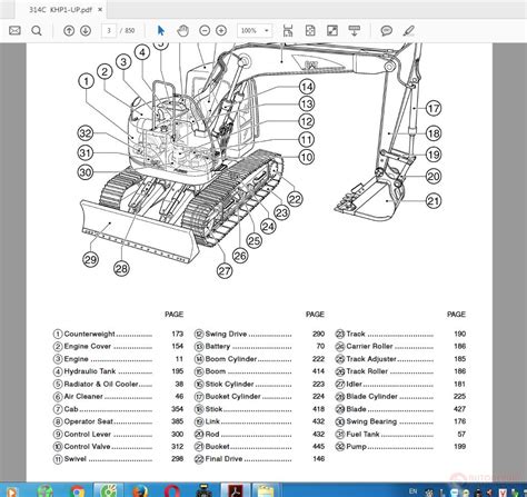 Caterpillar 314 Track-Type Excavator Parts Manual | Auto Repair Manual Forum - Heavy Equipment ...