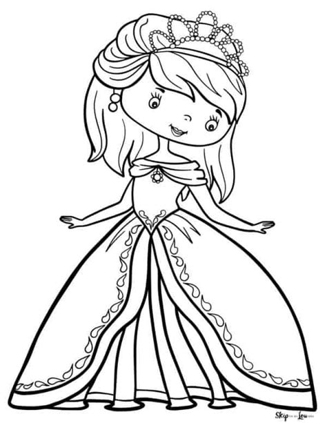 12 Pretty Princess Coloring Pages | Skip To My Lou