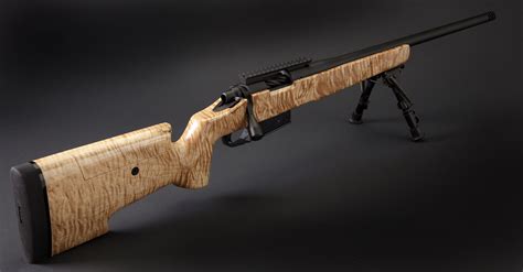 Cody’s ‘Glam-Tactical’ Curly Maple Precision Field Rifle by Russo ...