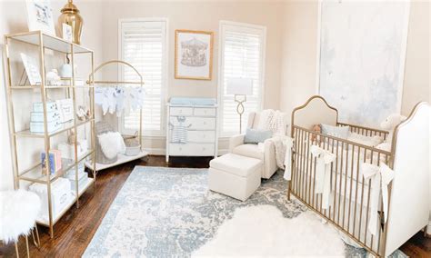 A Sweet and Traditional Blue and White Baby Boy Nursery for Callahan ...