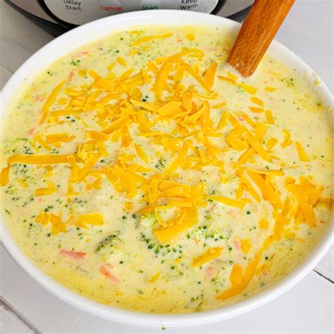 Instant Pot Broccoli Cheddar Soup - Happy Mothering