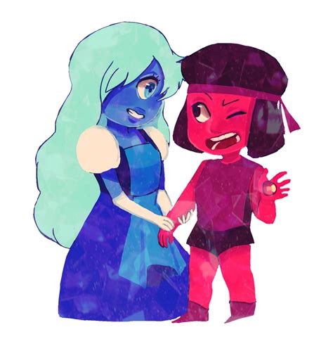 Steven Universe: Sapphire and Ruby by jocsaii on DeviantArt