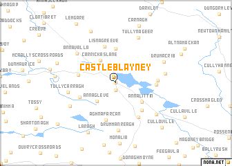 Castleblayney (Ireland) map - nona.net