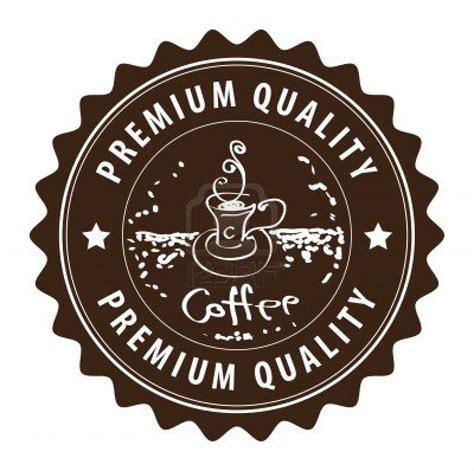 Brown grunge label with coffee cup and the text coffee, premium.. | Coffee doodle, Coffee stamps ...