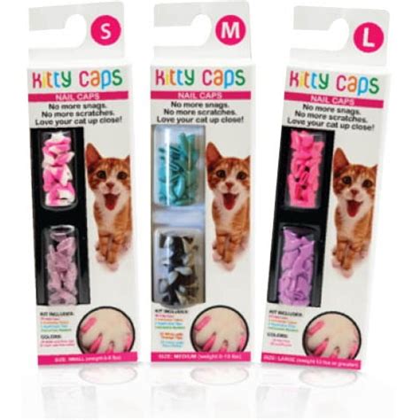 Kitty Caps Declawing Nail Caps for Cats, Large (13 lbs or greater), Multi-color - Walmart.com